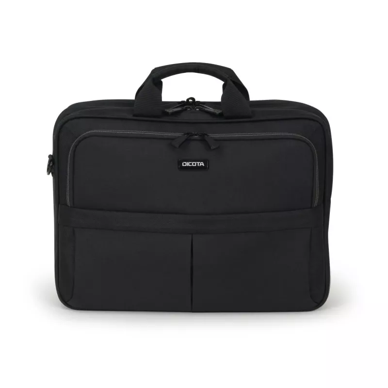 DICOTA Top Traveller Scale - 12-14,1 collu piezīmjdatora soma - Melna / 600D pārstrādāts PET