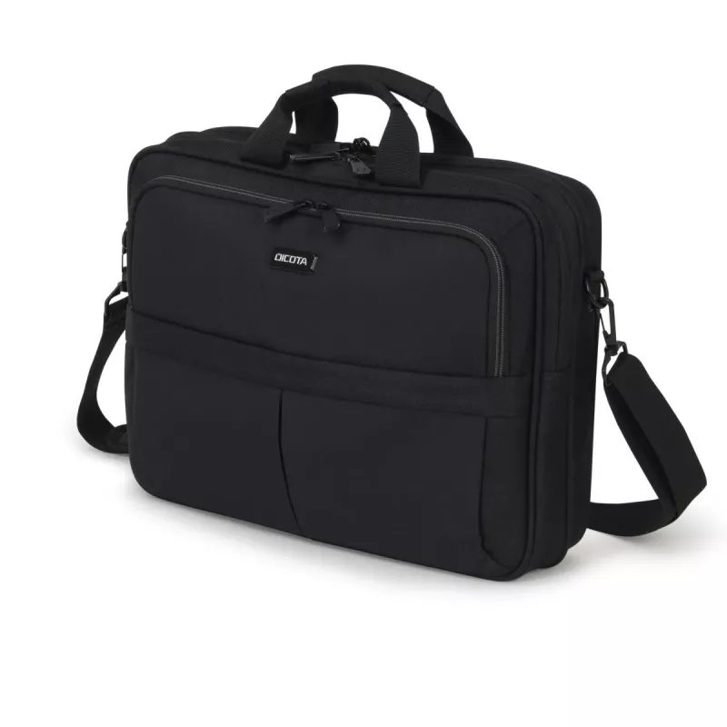 DICOTA Top Traveller Scale - 12-14,1 collu piezīmjdatora soma - Melna / 600D pārstrādāts PET