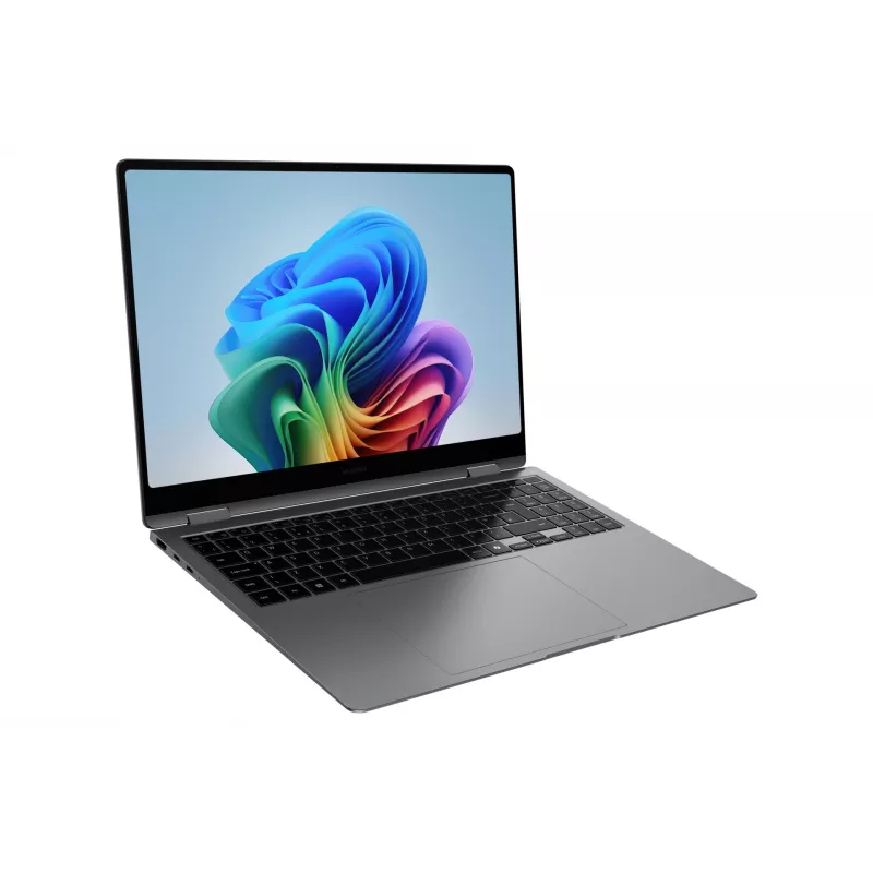 Samsung Galaxy Book5 Pro 360 Copilot+ PC Intel Core Ultra 7 256V klēpjdators 40,6 cm (16 collu) skārienekrāns WQXGA+ 16 GB LPDDR5x-SDRAM 1 TB SSD Wi-Fi 7 (802.11be) Windows 11 Home pelēks
