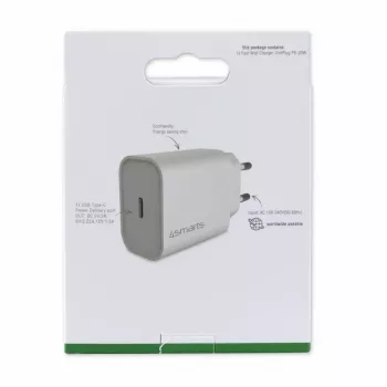 Iekštelpu lādētājs 4smarts 465575 Universāls Balts USB