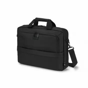 DICOTA Eco Top Traveller Core – 13–14,1 collu klēpjdatora soma – melna / 300D 100% pārstrādāts PET poliesters