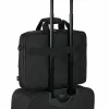 DICOTA Eco Top Traveller Core – 13–14,1 collu klēpjdatora soma – melna / 300D 100% pārstrādāts PET poliesters
