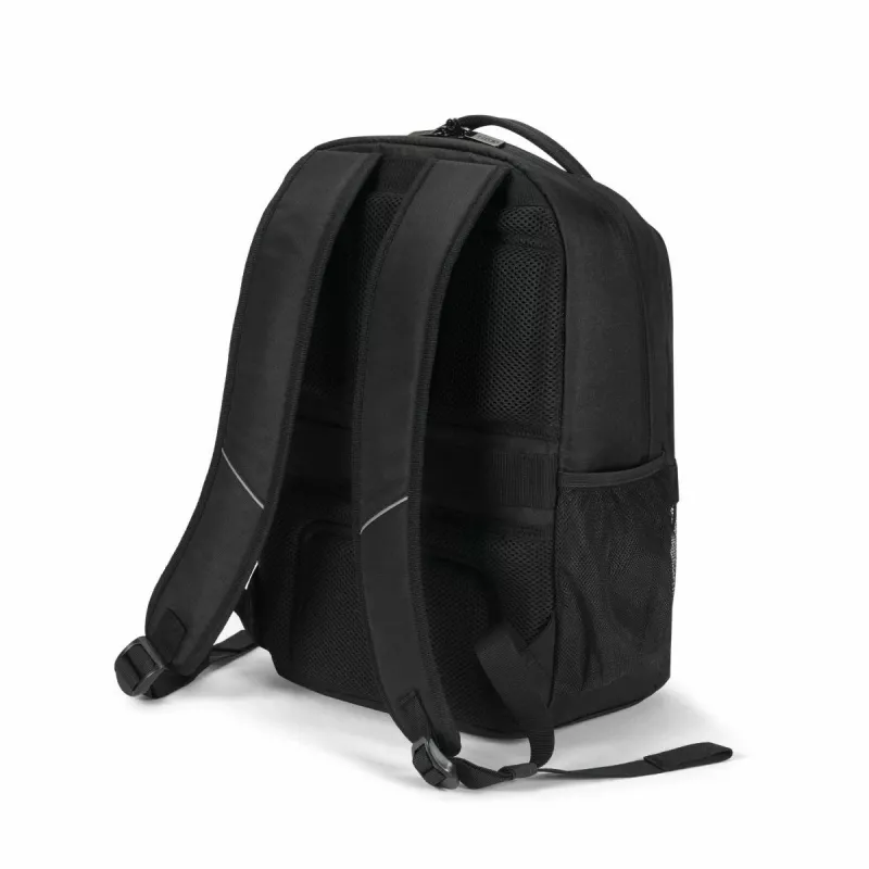 DICOTA Eco Core - 15-17.3in klēpjdatora mugursoma - melna / 300d 100% pārstrādāta PET poliestera