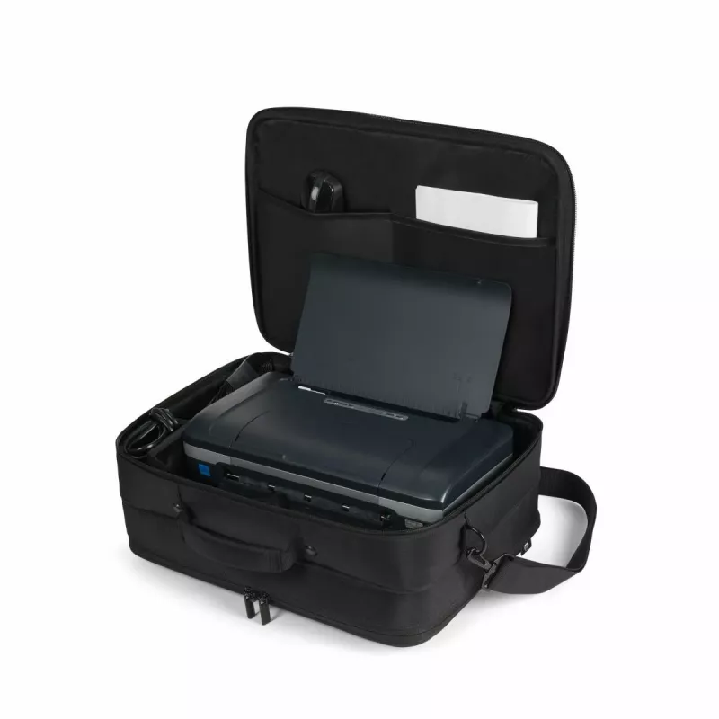 DICOTA Eco Multi Core - 14-16in Piezīmjdatora soma - Melna / 300d 100% pārstrādāts PET poliesteris