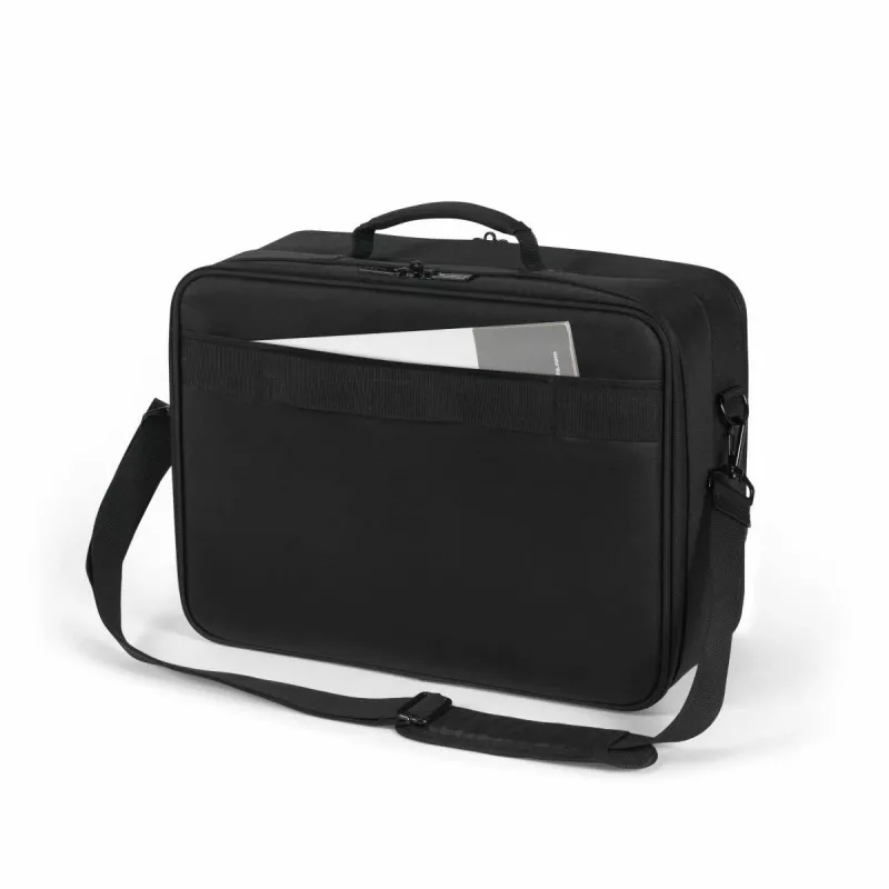 DICOTA Eco Multi Core - 14-16in Piezīmjdatora soma - Melna / 300d 100% pārstrādāts PET poliesteris