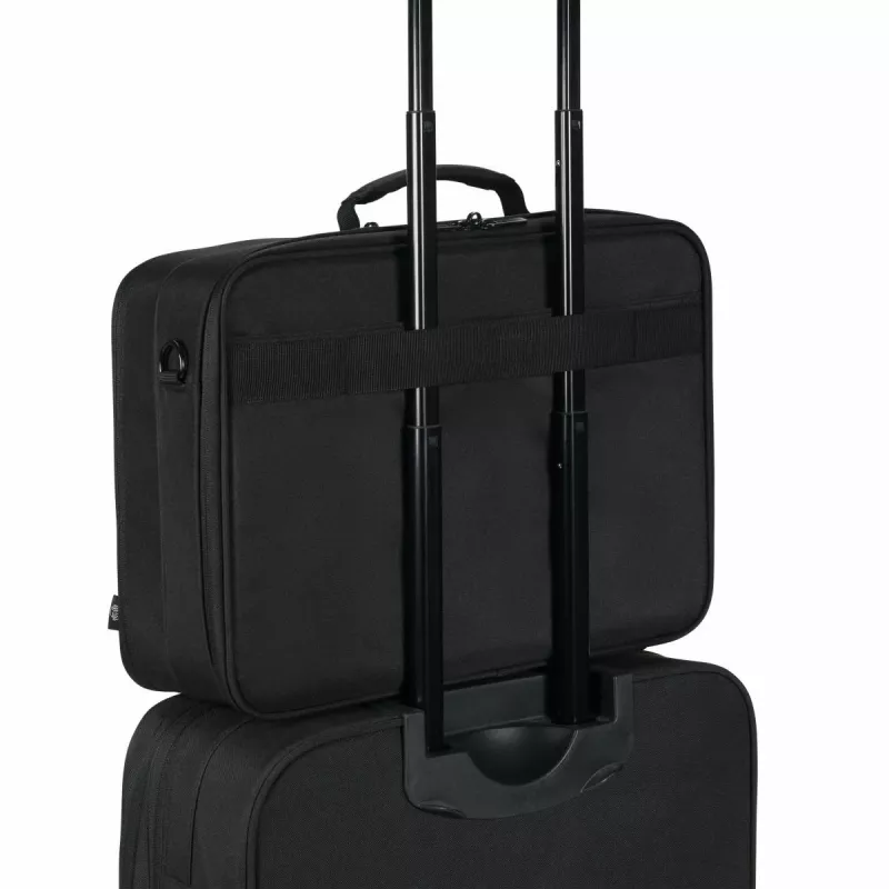 DICOTA Eco Multi Core - 14-16in Piezīmjdatora soma - Melna / 300d 100% pārstrādāts PET poliesteris