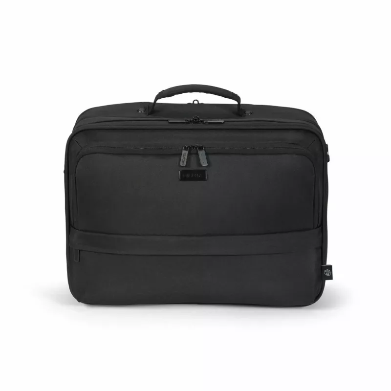DICOTA Eco Multi Core - 14-16in Piezīmjdatora soma - Melna / 300d 100% pārstrādāts PET poliesteris