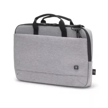 DICOTA plāns Eco Motion - 14-15,6 inch piezīmjdatora soma - Gaiši pelēka / 600d Rpe Poliesteris