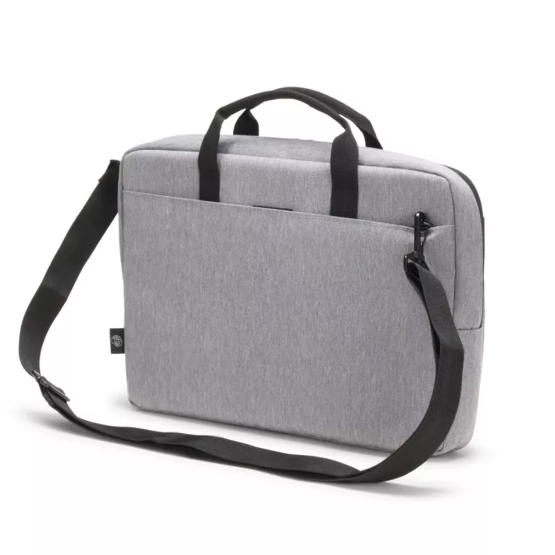 DICOTA plāns Eco Motion - 14-15,6 inch piezīmjdatora soma - Gaiši pelēka / 600d Rpe Poliesteris