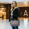 DICOTA plāns Eco Motion - 14-15,6 inch piezīmjdatora soma - Gaiši pelēka / 600d Rpe Poliesteris