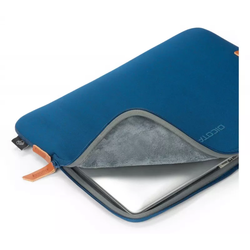 DICOTA Skin Urban- 14in MacBook Sleeve - Navy Blue / Recycled Polyester Neoprene Fabric