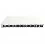 D-Link 52 portu Gigabit PoE+ Nuclias viedais pārvaldāmais slēdzis ar 4x 1G Combo portiem, 370W