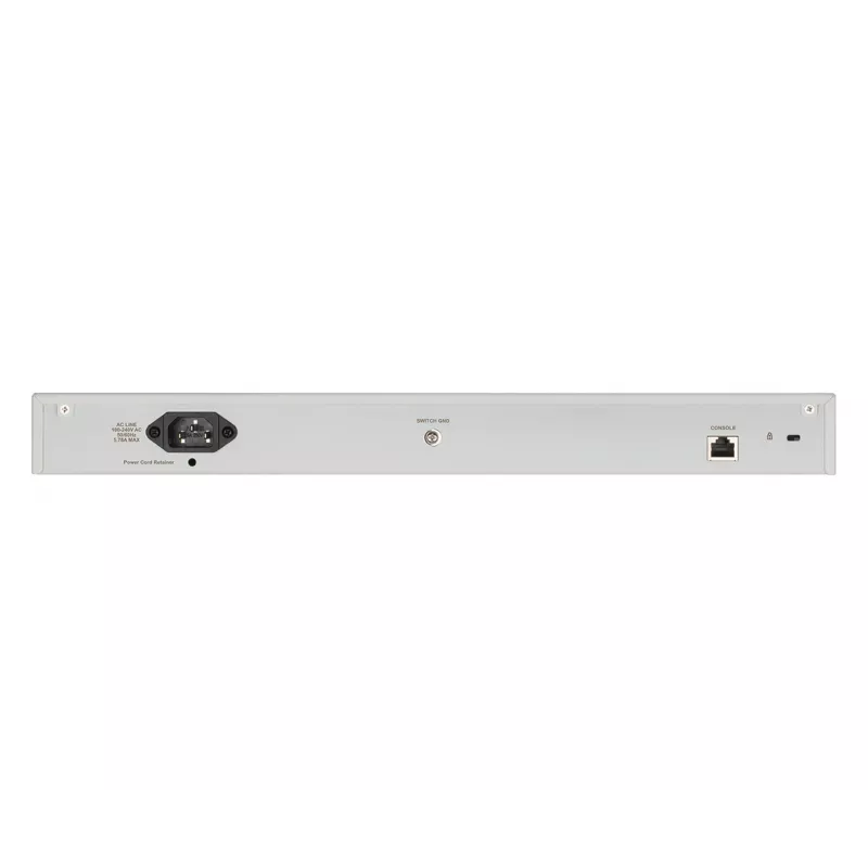 D-Link 52 portu Gigabit PoE+ Nuclias viedais pārvaldāmais slēdzis ar 4x 1G Combo portiem, 370W