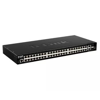 D-Link DGS-1520-52/E tīkla slēdzis Pārvaldāms L3 10G Ethernet (100/1000/10000) 1U Melns