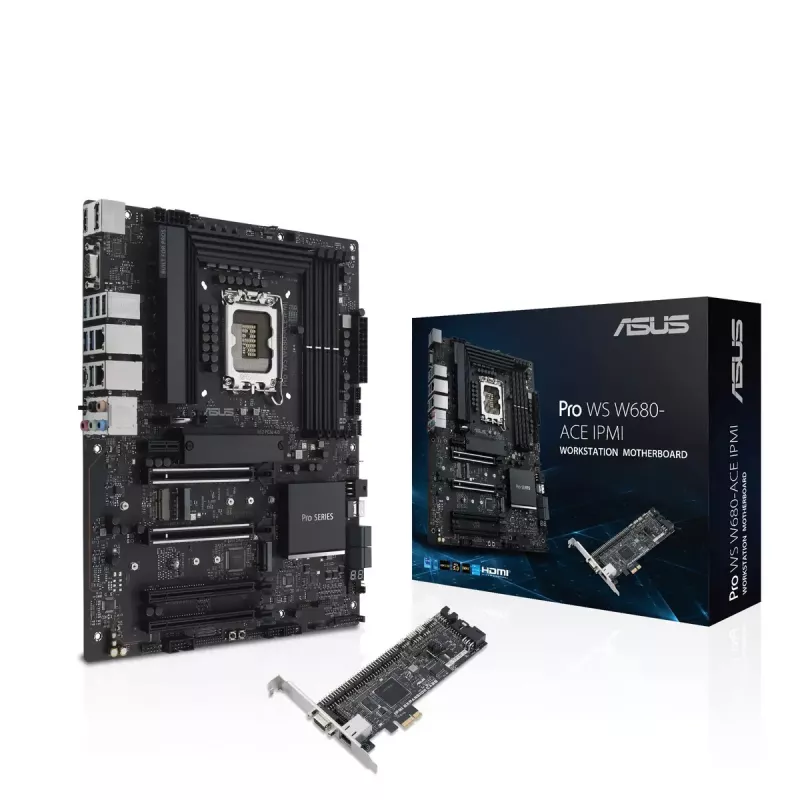 Mātesplate ASUS PRO WS W680-ACE IPMI Intel W680 LGA 1700 ATX
