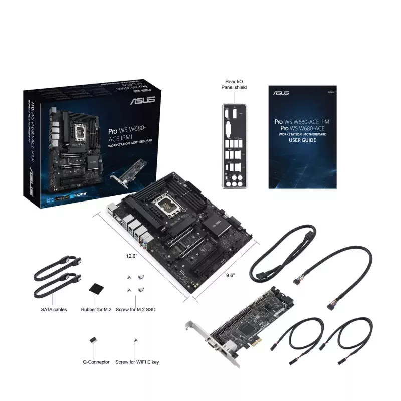Mātesplate ASUS PRO WS W680-ACE IPMI Intel W680 LGA 1700 ATX