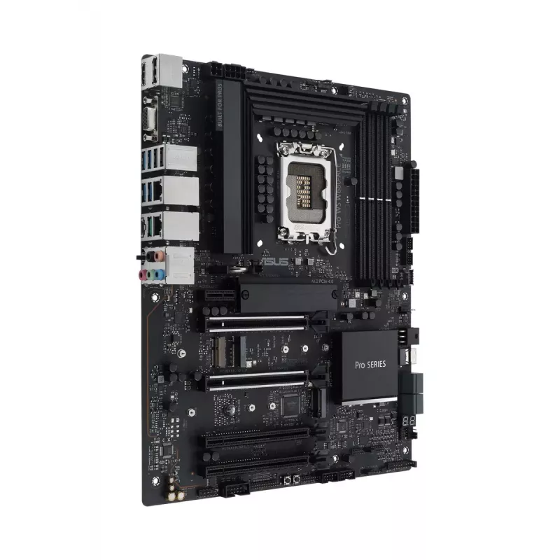 Mātesplate ASUS PRO WS W680-ACE — Intel W680 ATX, LGA 1700, DDR5, 4 DIMM (128 GB), 3x M.2, 2x 2.5Gb LAN, 7.1 audio