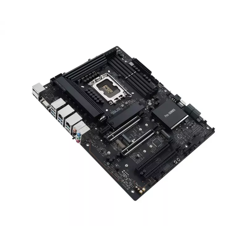 Mātesplate ASUS PRO WS W680-ACE — Intel W680 ATX, LGA 1700, DDR5, 4 DIMM (128 GB), 3x M.2, 2x 2.5Gb LAN, 7.1 audio