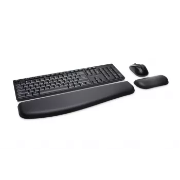 Kensington Pro Fit Wireless Desktop - Vācija, pilna izmēra (100%), bezvadu, RF Wireless, QWERTZ, melns, pele komplektā