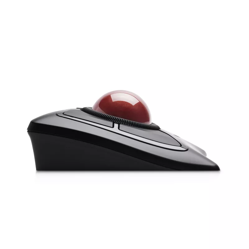 Kensington Expert pele bezvadu trackball, piemērota abām rokām, optiskais, RF bezvadu + Bluetooth, 400 DPI, melna