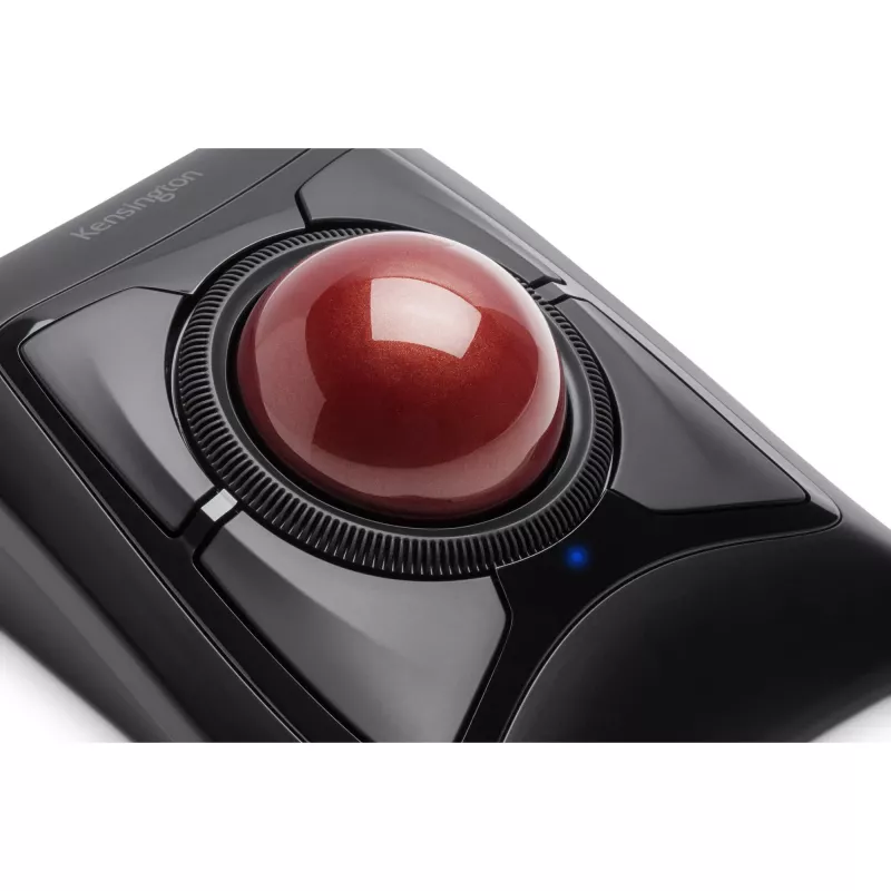 Kensington Expert pele bezvadu trackball, piemērota abām rokām, optiskais, RF bezvadu + Bluetooth, 400 DPI, melna