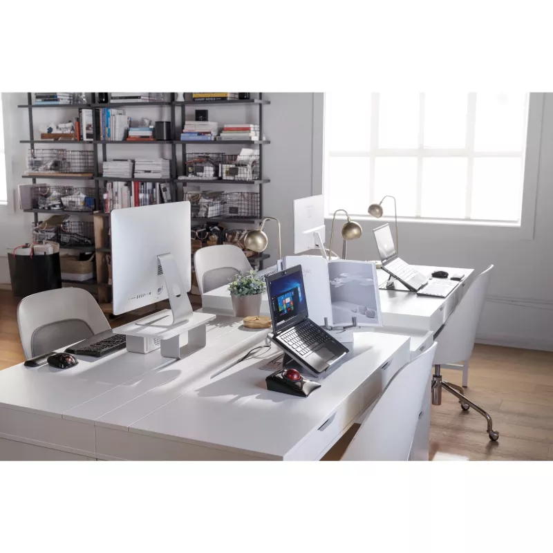 Kensington Expert pele bezvadu trackball, piemērota abām rokām, optiskais, RF bezvadu + Bluetooth, 400 DPI, melna