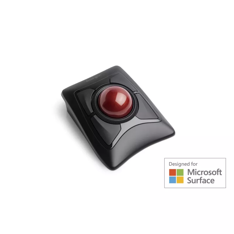 Kensington Expert pele bezvadu trackball, piemērota abām rokām, optiskais, RF bezvadu + Bluetooth, 400 DPI, melna