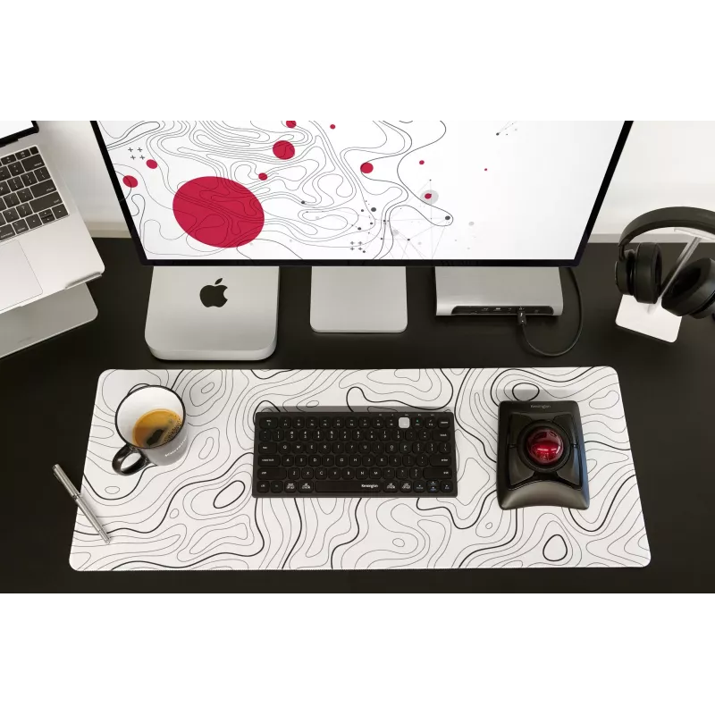 Kensington Expert pele bezvadu trackball, piemērota abām rokām, optiskais, RF bezvadu + Bluetooth, 400 DPI, melna