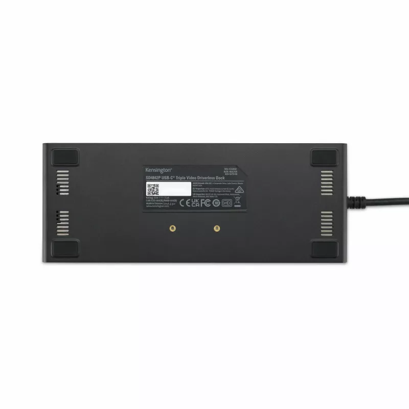 Kensington SD4842P EQ USB-C 10Gbps Triple Video Driverless Docking Station ar 100W barošanu
