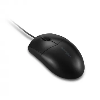 Kensington Pro Fit vadu mazgājamā pele, piemērota abām rokām, optiskā, USB, 1600 DPI, melna
