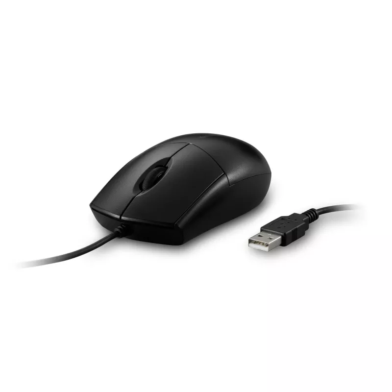 Kensington Pro Fit vadu mazgājamā pele, piemērota abām rokām, optiskā, USB, 1600 DPI, melna