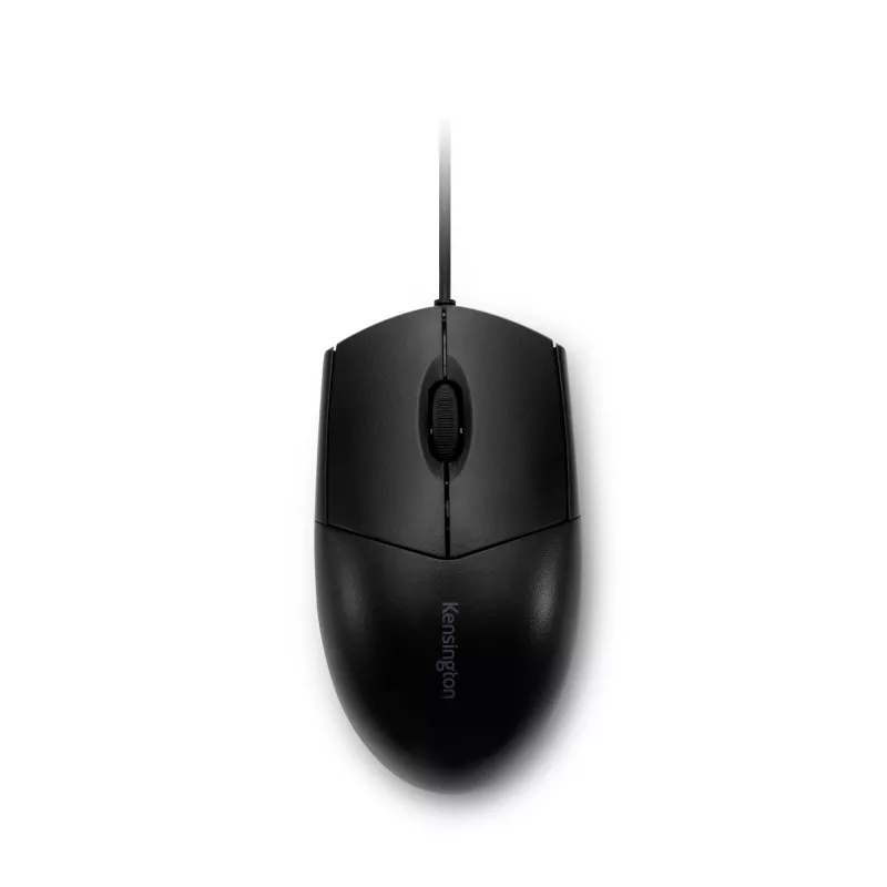 Kensington Pro Fit vadu mazgājamā pele, piemērota abām rokām, optiskā, USB, 1600 DPI, melna