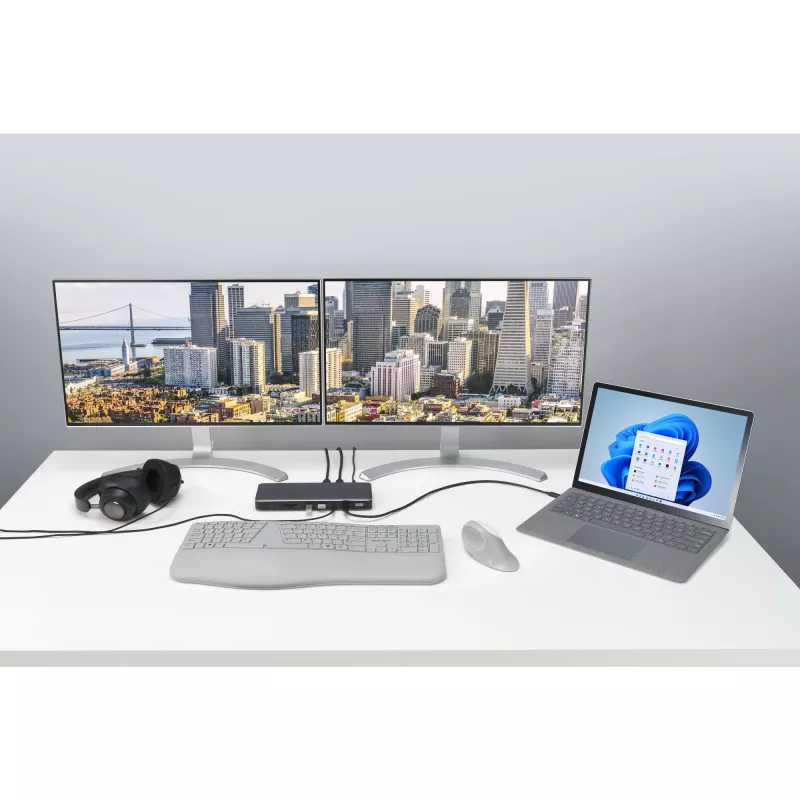 Kensington SD5760T Thunderbolt 4 Dual 4K dokstacija ar 96 W jaudas piegādi