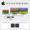 Kensington SD5760T Thunderbolt 4 Dual 4K dokstacija ar 96 W jaudas piegādi