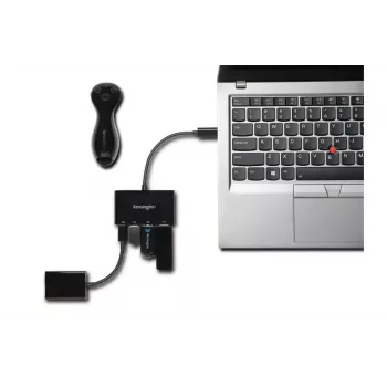 Kensington CH1000 USB-C 4-portu centrmezgls