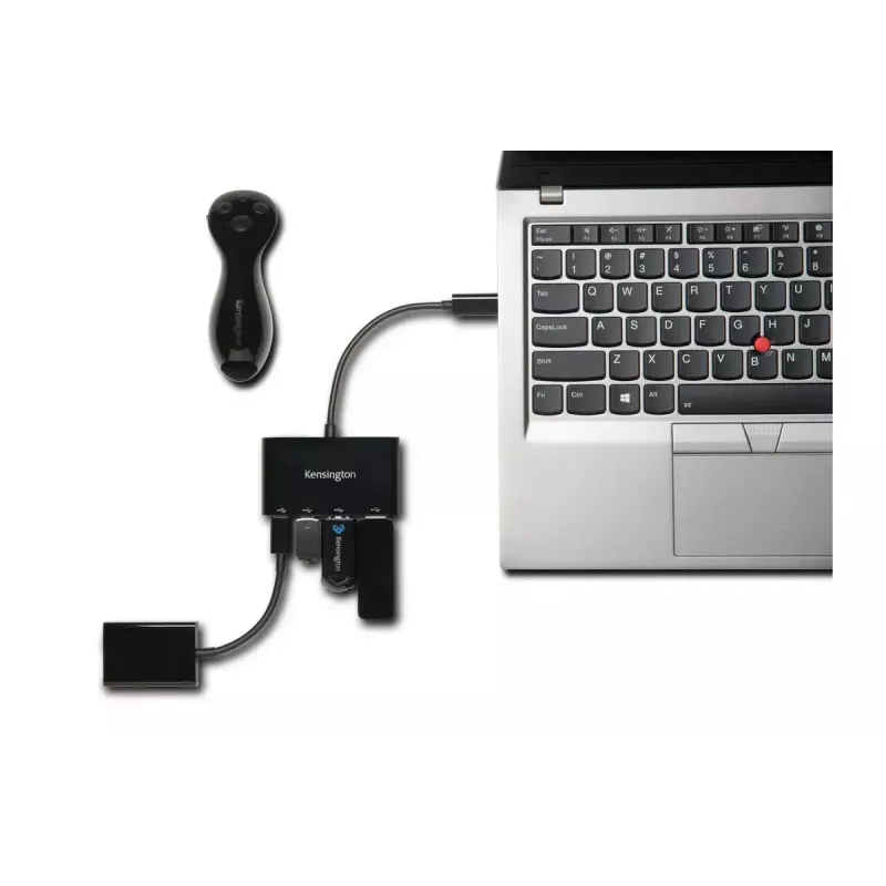 Kensington CH1000 USB-C 4-portu centrmezgls
