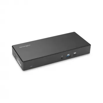 Kensington SD4781P EQ USB-C & USB-A Dual 4K dokstacija, vadu, USB 3.2 Gen 2 (3.1 Gen 2) Type-C, 100 W, 3,5 mm, 10,100,1000 Mbit/s, melna