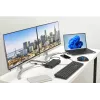 Kensington SD4781P EQ USB-C & USB-A Dual 4K dokstacija, vadu, USB 3.2 Gen 2 (3.1 Gen 2) Type-C, 100 W, 3,5 mm, 10,100,1000 Mbit/s, melna