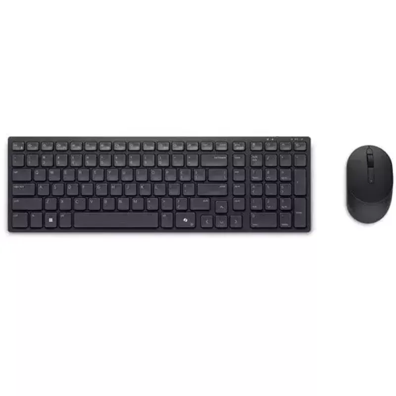 Klaviatūra ar peli DELL KM555 Universāla RF bezvadu + Bluetooth QWERTZ vācu valodā Melna