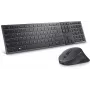 DELL KM900 Klaviatūra ar peli iekļauta Biroja RF Bezvadu + Bluetooth QWERTZ Vācu Grafīts