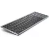DELL KB740 tastatūra birojam RF bezvadu Bluetooth QWERTZ vācu pelēka melna