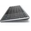 DELL KB740 tastatūra birojam RF bezvadu Bluetooth QWERTZ vācu pelēka melna