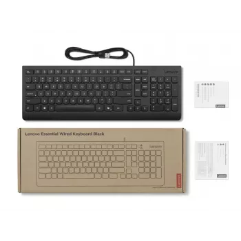 Lenovo 4Y41R64647 tastatūra mājai/birojam USB vācu melna
