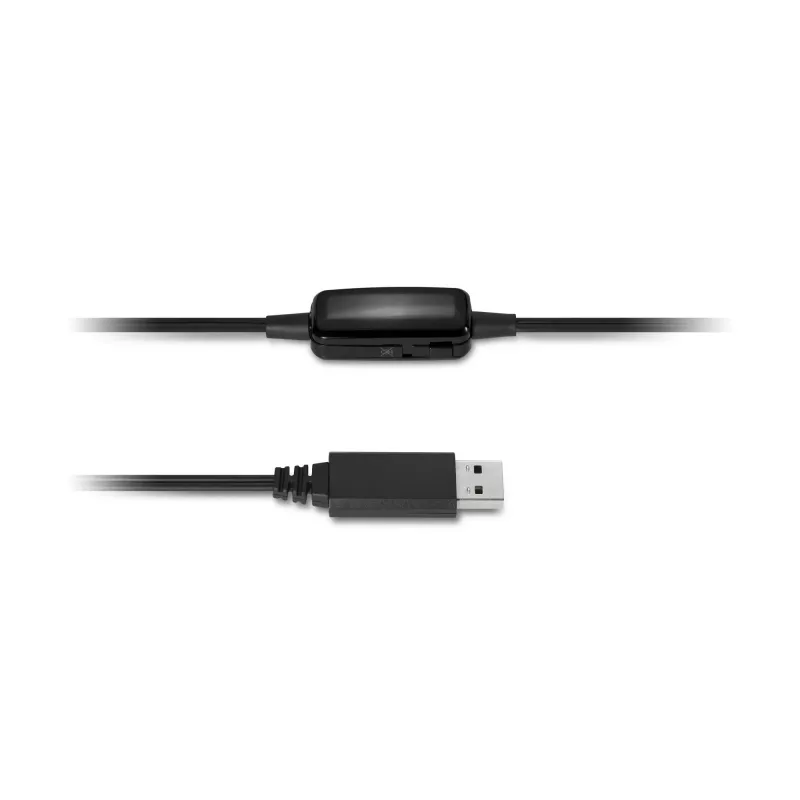 Kensington Classic USB-A austiņas ar mikrofonu un skaļuma regulēšanu