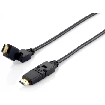 Equip Swivel HDMI 2.0 kabelis, 5 m, grozāms spraudnis