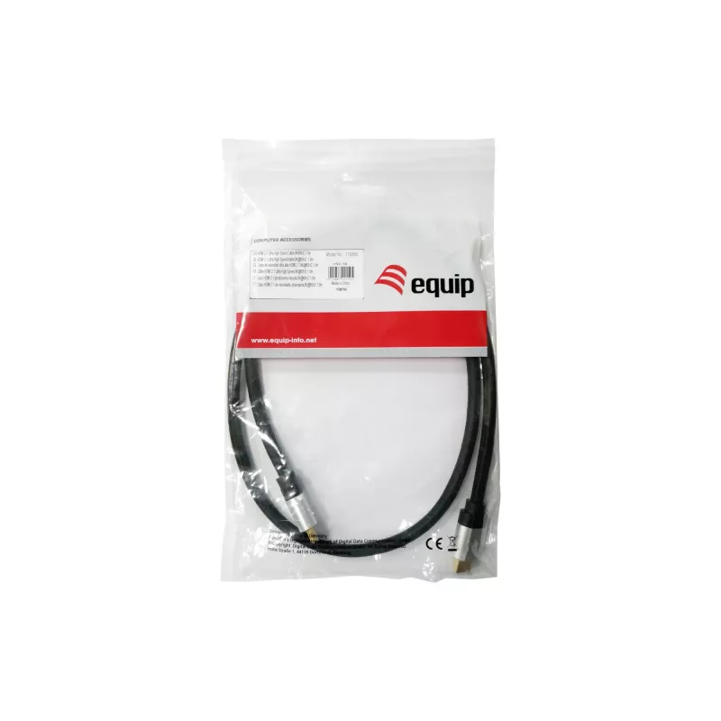 Equip 119380 HDMI 2.1 Ultra High Speed kabelis, 1.0m, 8K/60Hz, 4K/120Hz