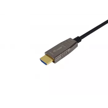 Equip HDMI 2.1 aktīvais optiskais kabelis, 20m, 8K/60Hz, 20 m, HDMI Type A (Standard), HDMI Type A (Standard), 3D, Audio Return Channel (ARC), Melns