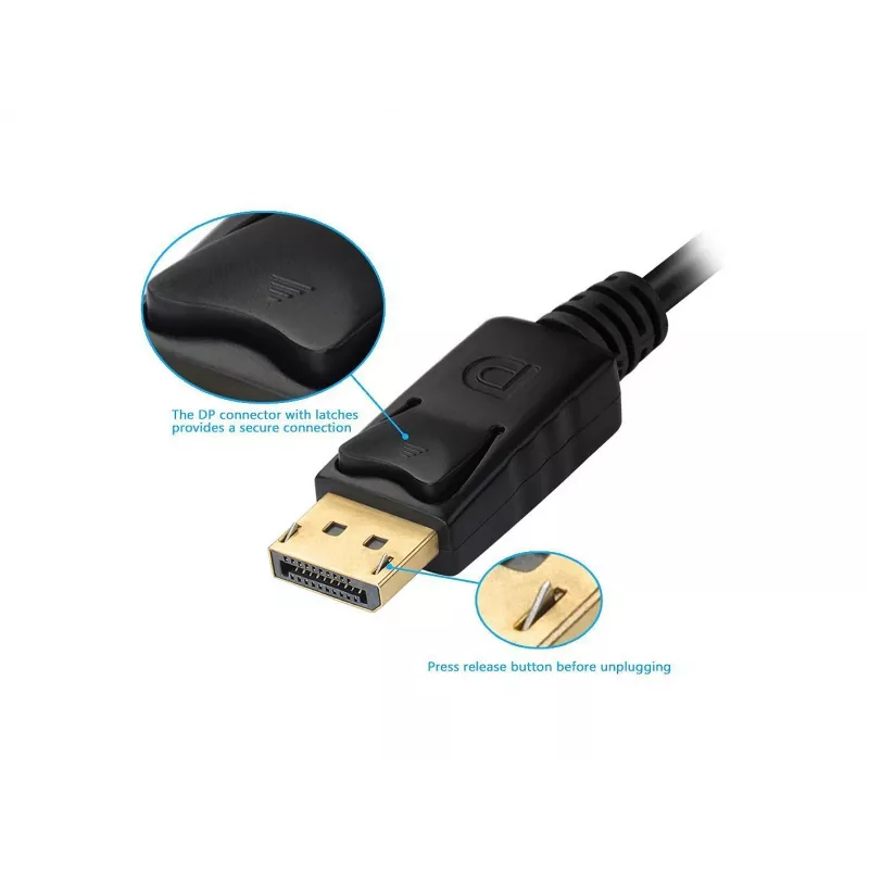 Adapter DisplayPort to VGA HDMI DVI Equip 133441