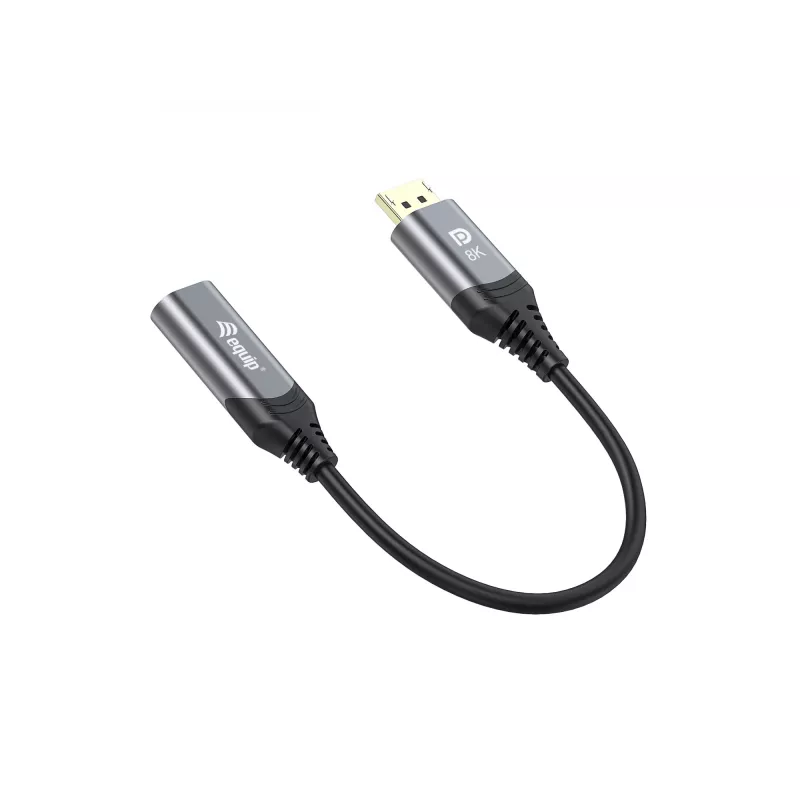 Equip DisplayPort 1.4 uz HDMI adapteris 8K 60Hz 0,15m