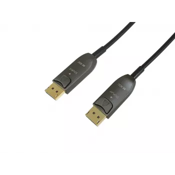 Equip DisplayPort 1.4 aktīvais optiskais kabelis, 50 m, 8K/60 Hz, 50 m, DisplayPort, DisplayPort, vīrišķais, vīrišķais, 7680 x 4320 pikseļi